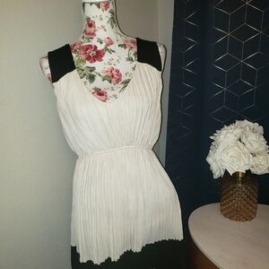 Zara Woman Black Off White Dress sz Medium